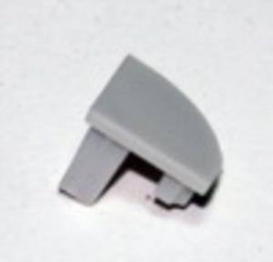 1616B-03 R   Торцевая заглушка без отверстия закругленная ARL ARH-KANT-16R, серый, пластик (016567)
