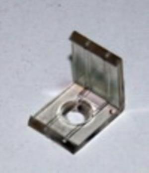1616B-06   Клипса для профиля 1616B-1 светодиодной ленты, прозрачный, пластик (016432)