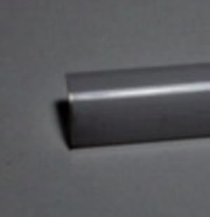 3030B-02R   Крышка-рассеиватель полукруглая для профиля 3030B-01, 2м, молочно-белый полуматовый пластик (G3)