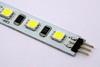 V-LED* 6-100   Линейка светодиодная жёсткая 5050 серия - V (6LED (3 x6000K + 3 x3000K) 1,50W DC24V 114 lm) 100 мм, серебристая, металл