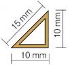 V-3301-2   Профиль кабель-канал треугольный (10 x10 x 2000 мм) серебристый, алюминий
