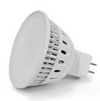 MR16 LED-6 220V CW   Лампа светодиодная 'Stares' (4W АС230V 340Lm IP20 GU5,3) (6400К холодный белый свет), матово-белый, стальной, пластик/рифленый, металл
