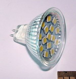 MR16 LED-15 CW     (3,5W DC12V 15LEDSMD5050 MR16 IP20 GU5,3) (6500K   ), , -, , ,  (G11625) 10.5