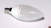 LED-C37 E14 6W W   Лампа светодиодная Volpe optima свеча (6W АС175-250V 450Lm E14) (4500К нейтральный белый свет), белый, матовый, пластик, металл