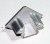 1919-03   Торцевая заглушка закрытая для алюминиевого профиля 1919-01, серебристый, пластик
