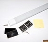 LANIA LED 300 W vk   Светильник светодиодный линейный с сенсорным выключателем 300 мм (DC12V 6W 360Lm IP20) (4000K нейтральный белый свет) серебристый, металл, (G15151) 04.010.18.411