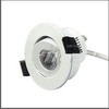 LTM   Светильник светодиодный встраиваемый с адаптером (AC100-240V 3W LTM-R52WH 30deg IP44) (4000-4500К нейтральный белый свет), белый, металл и пластик (014914)