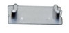 2310-03   Торцевая заглушка закрытая для профиля 2310-01 светодиодной ленты, серебристый, пластик