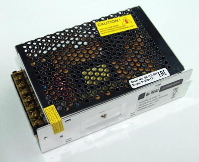 S-250-12   Блок питания LED SWG 250W (AC170-260V DC12V 21A IP20) стальной, металл, 000114