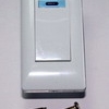 CS-002   Выключатель врезной, разборный, мебельный (002-02 250V 10A 80 x 40мм) белый, пластик (G16452)  09.110.05.111 
